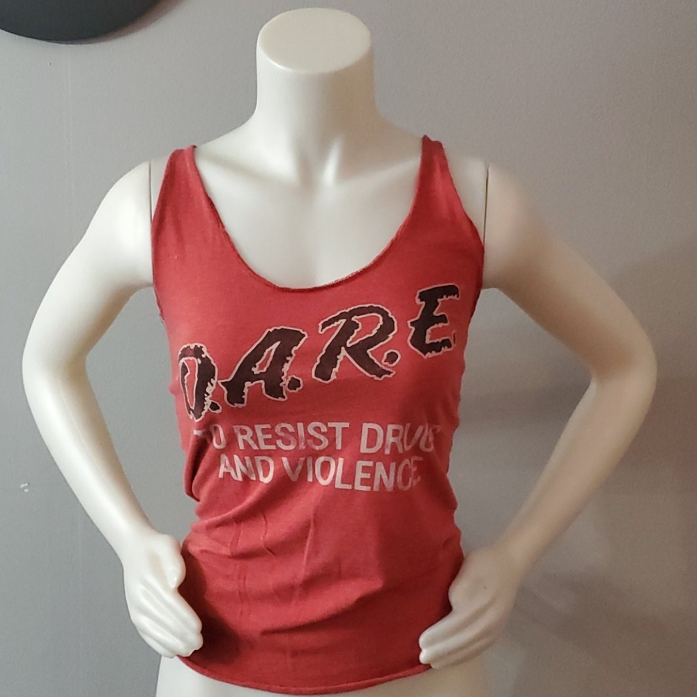 Vintage D.A.R.E racerback tank